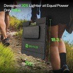 120W Portable Solar Panel with Adjustable Kickstand