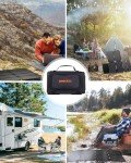 GRECELL 80W Portable Waterproof Solar Charger