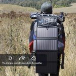 28W Foldable Solar Charger with 3 USB Ports