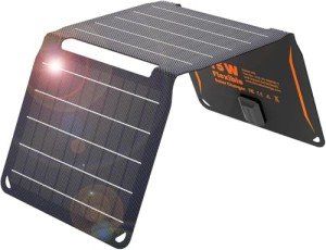 15W Portable USB Solar Charger for Camping