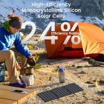 15W Portable USB Solar Charger for Camping