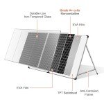 DOKIO 100W Portable Folding Solar Panel Kit