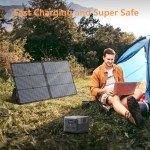 110W Portable Waterproof Solar Charger for Outdoors