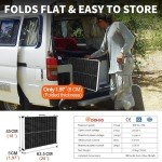 DOKIO 100W Portable Folding Solar Panel Kit