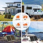 DOKIO 100W Portable Folding Solar Panel Kit