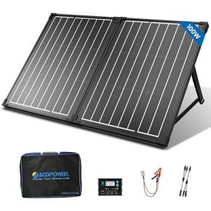 Portable 100W 12V Waterproof Solar Panel Kit