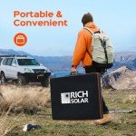 RICH SOLAR 200W Portable Foldable Solar Panel