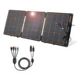 FlexSolar 120W Foldable Solar Panels for Outdoor Use
