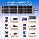 200W Portable Waterproof Solar Panel for Camping