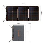 FlexSolar 120W Foldable Solar Panels for Outdoor Use