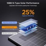 Callsun 400W Bifacial Solar Panel 2-Pack