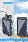 WONGKUO 36800mAh Solar Phone Charger Power Bank