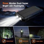 BLASOUL 49800mAh Solar Power Bank - Wireless Charger