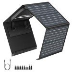 40W Portable USB Solar Charger for Outdoor Use