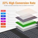 40W Portable USB Solar Charger for Outdoor Use