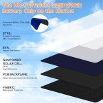 SOKIOVOLA 100W Portable Foldable Solar Panel Kit