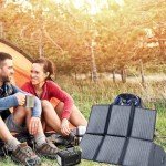 60W Foldable High Efficiency Portable Solar Panel