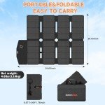 SOKIOVOLA 100W Portable Foldable Solar Panel Kit