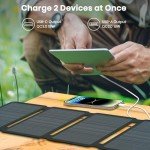 FlexSolar 30W Portable Solar Charger for Adventures
