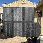 60W Foldable High Efficiency Portable Solar Panel