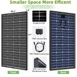 400W Bifacial Monocrystalline Solar Panels (2 Pack)