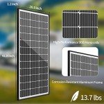 100W High Efficiency Monocrystalline Solar Panel