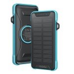 Miady 10000mAh Wireless Solar Power Bank Charger