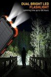 Mregb 36800mAh Solar Power Bank with Flashlight