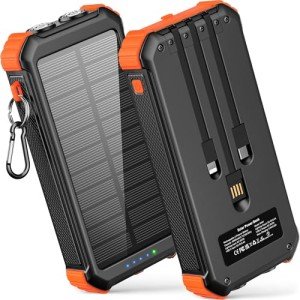 LATIMERIA 45800mAh Solar Power Bank Charger