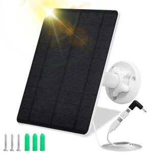5W USB Solar Panel for Security Cameras