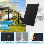 5W Solar Panel Charger for Security Cameras