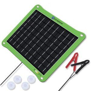ECO-WORTHY 7.5W Waterproof Solar Car Battery Charger