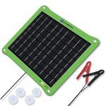 ECO-WORTHY 7.5W Waterproof Solar Car Battery Charger