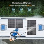 Callsun 400W Bifacial Solar Panel 2-Pack