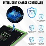 ECO-WORTHY 7.5W Waterproof Solar Car Battery Charger