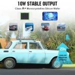 ECO-WORTHY 7.5W Waterproof Solar Car Battery Charger