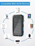 Portable 38800mAh Solar Power Bank Charger