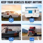 ECO-WORTHY 7.5W Waterproof Solar Car Battery Charger