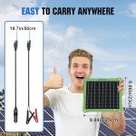 ECO-WORTHY 7.5W Waterproof Solar Car Battery Charger