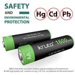 High Capacity Rechargeable AA Solar Batteries 1600mAh