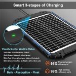 20W Solar Battery Charger with Smart MPPT Controller