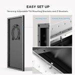 100W 12V High-Efficiency Solar Panels (2-Pack)