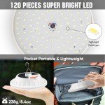 Solar Camping Lantern - 4000LM Waterproof LED Light