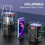 LETMY Portable Solar Camping Lanterns - 4 Pack