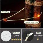 TuoPuLife Solar Fairy String Lights - 39.4ft, 150 LEDs