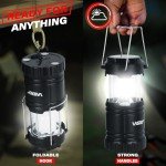 Rechargeable LED Solar Camping Lantern 4-Pack