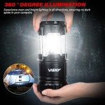 Rechargeable LED Solar Camping Lantern 4-Pack