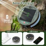 Sutaig 4-in-1 Solar Camping String Lights 39.4ft