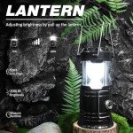 Set of 4 Rechargeable Camp Solar Lanterns