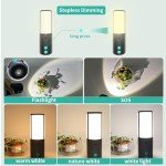 JINHODY 8000mAh Solar Camping Lantern with USB Charging